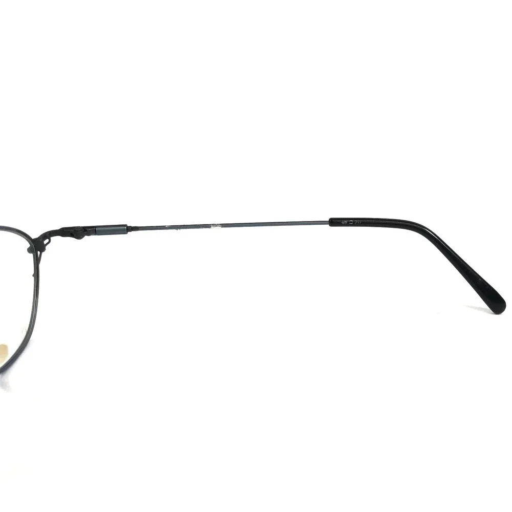 Vintage Opdo Eyeglasses Frames 1510-2 Blue Oval Wire Rim Modern MCM 48-20-133
